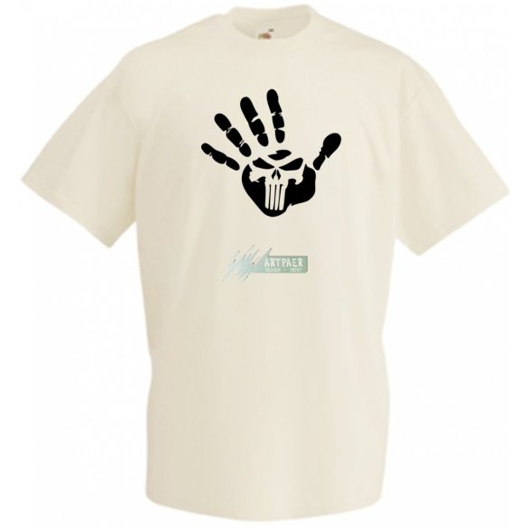Büntető kéz férfi rövid ujjú póló