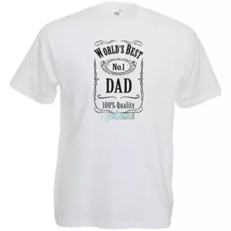 World Best N 1 DAD férfi rövid ujjú póló