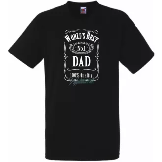 World Best N 1 DAD férfi rövid ujjú póló