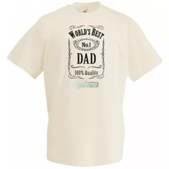 World Best N 1 DAD férfi rövid ujjú póló