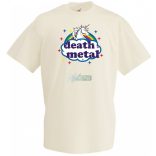 Death Metal Unicorn -B férfi rövid ujjú póló