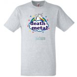 Death Metal Unicorn -B férfi rövid ujjú póló