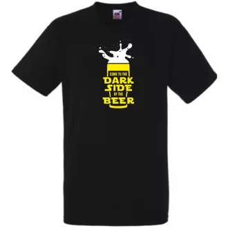 Dark Side of the Beer férfi rövid ujjú póló