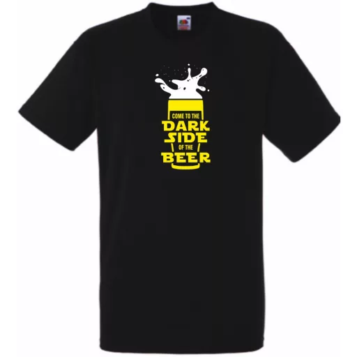 Dark Side of the Beer férfi rövid ujjú póló