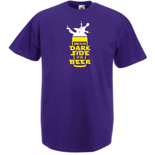 Dark Side of the Beer férfi rövid ujjú póló