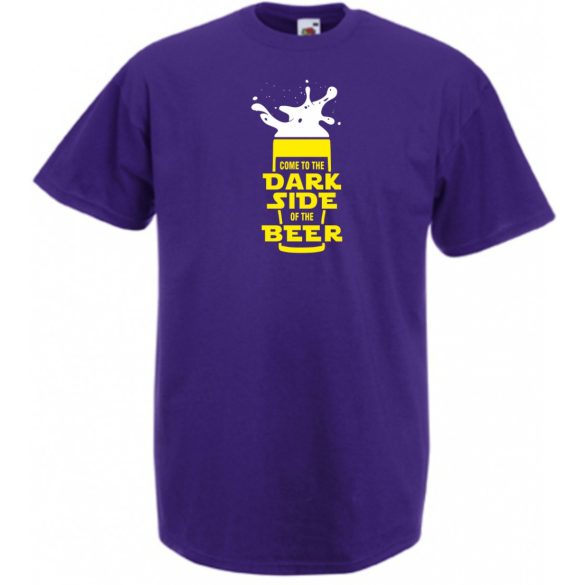 Dark Side of the Beer férfi rövid ujjú póló