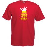 Dark Side of the Beer férfi rövid ujjú póló