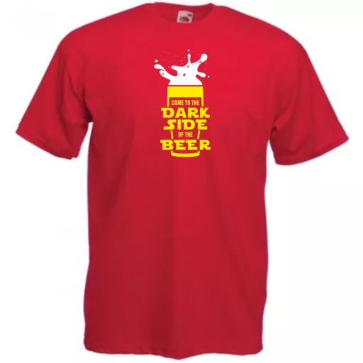 Dark Side of the Beer férfi rövid ujjú póló