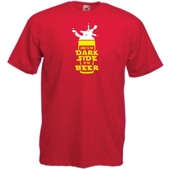 Dark Side of the Beer férfi rövid ujjú póló