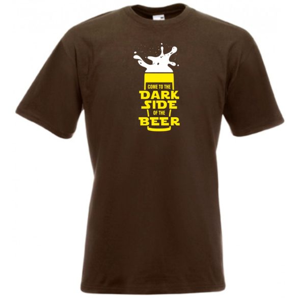 Dark Side of the Beer férfi rövid ujjú póló