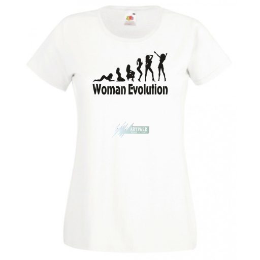 Woman Evolution női rövid ujjú póló