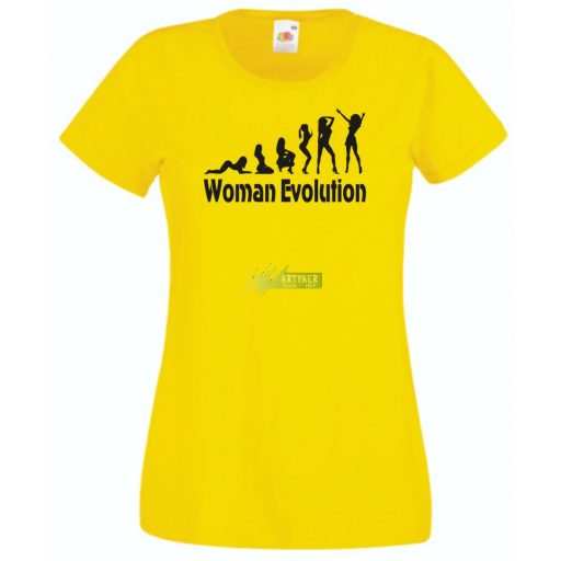Woman Evolution női rövid ujjú póló