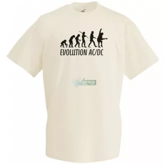 Evolution Rock Star AC DC férfi rövid ujjú póló