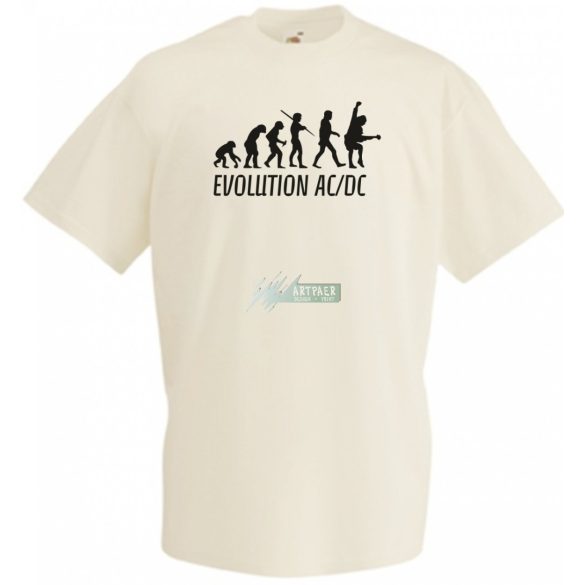 Evolution Rock Star AC DC férfi rövid ujjú póló