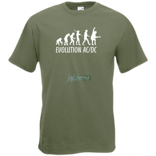 Evolution Rock Star AC DC férfi rövid ujjú póló