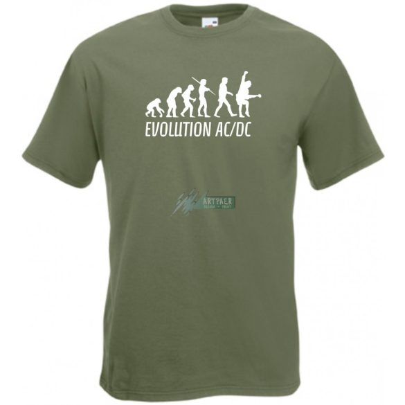 Evolution Rock Star AC DC férfi rövid ujjú póló