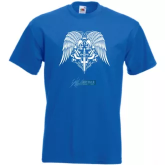 Skull angel férfi rövid ujjú póló