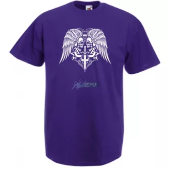 Skull angel férfi rövid ujjú póló