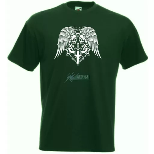 Skull angel férfi rövid ujjú póló