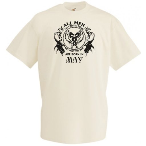 Minden ember egyenlőnek születik - May - Angol verzió férfi rövid ujjú póló