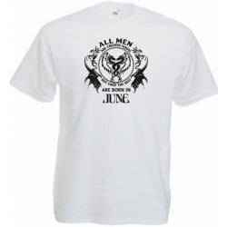   Minden ember egyenlőnek születik - June - Angol verzió férfi rövid ujjú póló