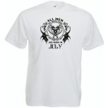 Minden ember egyenlőnek születik - July - Angol verzió férfi rövid ujjú póló