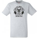 Minden ember egyenlőnek születik - August - Angol verzió férfi rövid ujjú póló