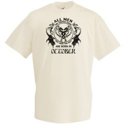   Minden ember egyenlőnek születik - October - Angol verzió férfi rövid ujjú póló