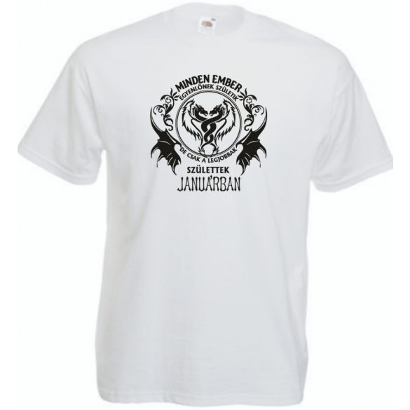 Minden férfi egyenlőnek születik - Január férfi rövid ujjú póló