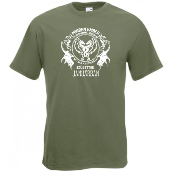 Minden férfi egyenlőnek születik - Január férfi rövid ujjú póló
