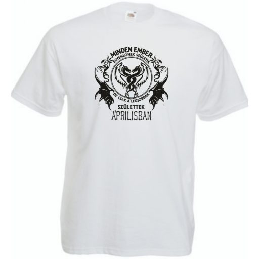 Minden ember egyenlőnek születik - Április férfi rövid ujjú póló
