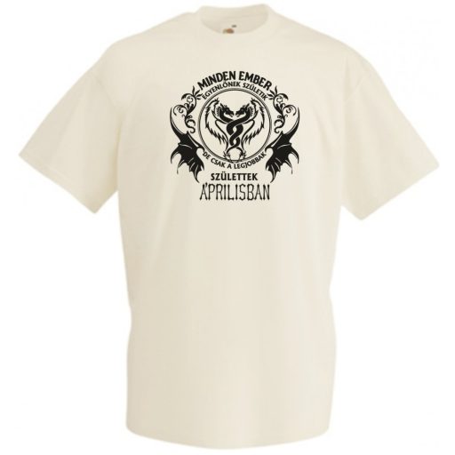 Minden ember egyenlőnek születik - Április férfi rövid ujjú póló