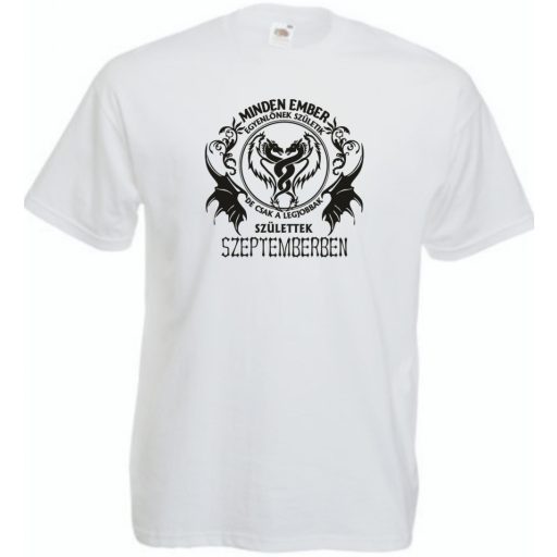 Minden ember egyenlőnek születik - Szeptember férfi rövid ujjú póló