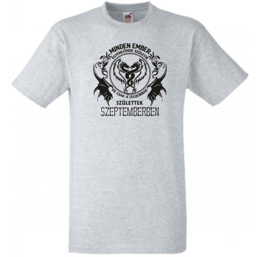 Minden ember egyenlőnek születik - Szeptember férfi rövid ujjú póló