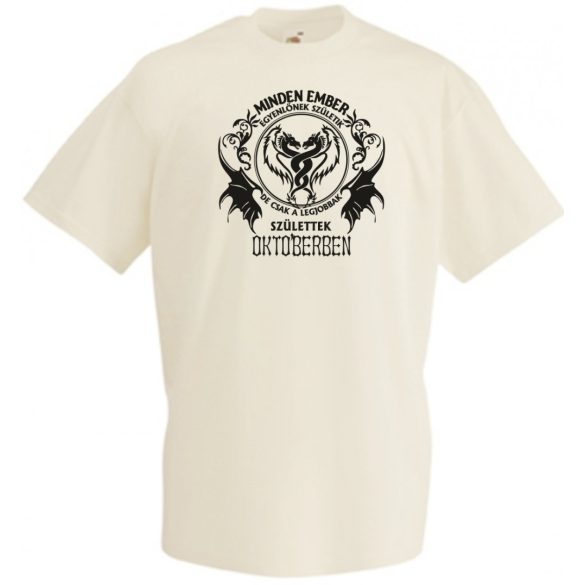 Minden ember egyenlőnek születik - Október férfi rövid ujjú póló