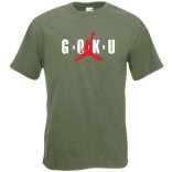 Anime Goku AIR férfi rövid ujjú póló