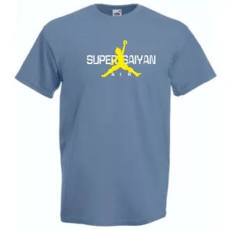 Anime Super Saiyan AIR férfi rövid ujjú póló