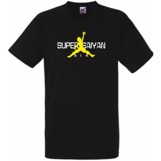 Anime Super Saiyan AIR férfi rövid ujjú póló