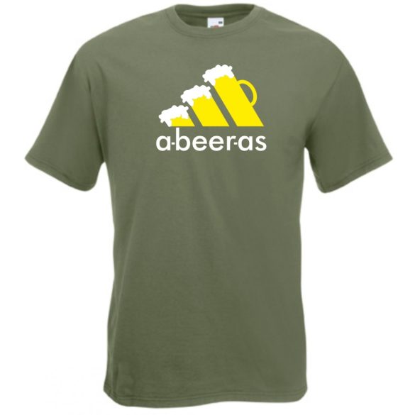 Humor - abeeras - Sörözős férfi rövid ujjú póló