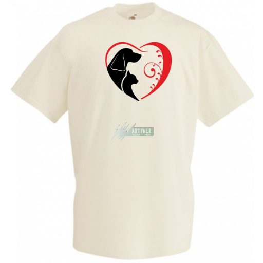 Állatbarát gyerek rövid ujjú póló