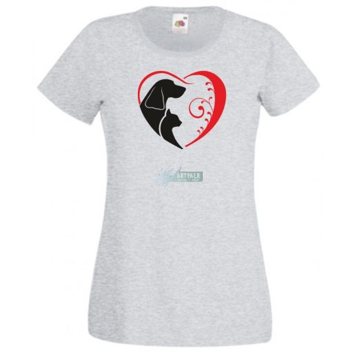 Állatbarát női rövid ujjú póló