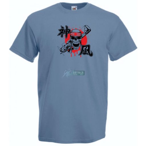 Kamikaze Skull -B férfi rövid ujjú póló