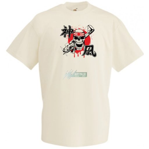 Kamikaze Skull -B férfi rövid ujjú póló