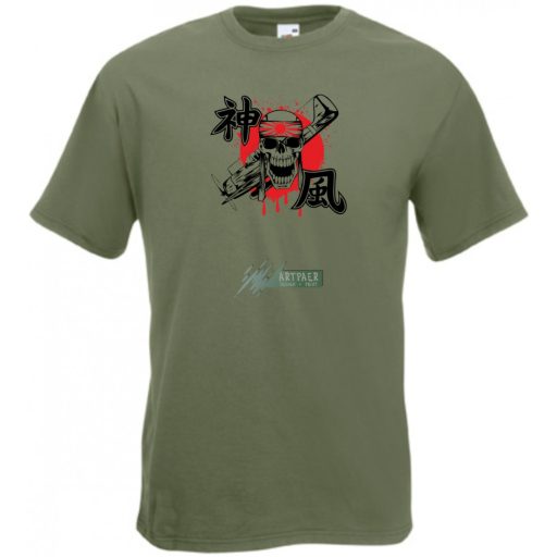 Kamikaze Skull -B férfi rövid ujjú póló