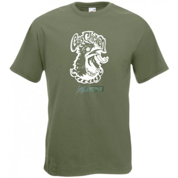 Gas Chicken férfi rövid ujjú póló