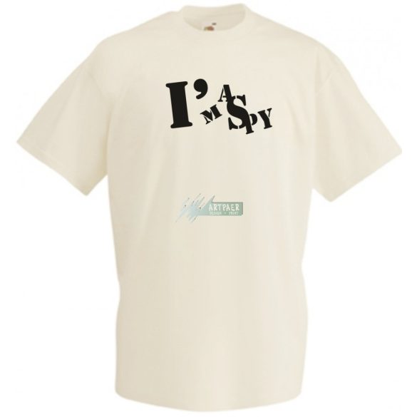 A'M A Spy férfi rövid ujjú póló