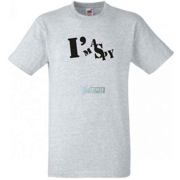 A'M A Spy férfi rövid ujjú póló