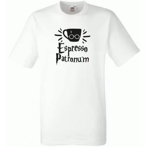 Humor Expresso Patronum férfi rövid ujjú póló