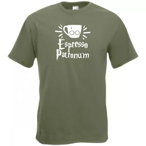 Humor Expresso Patronum férfi rövid ujjú póló