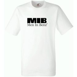 Humor - MIB-Men In Benz férfi rövid ujjú póló
